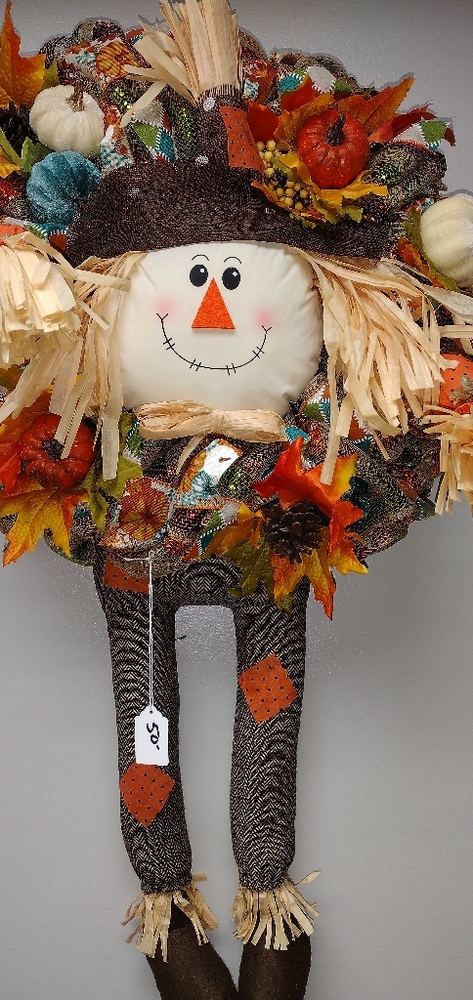 Scarecrow wreath